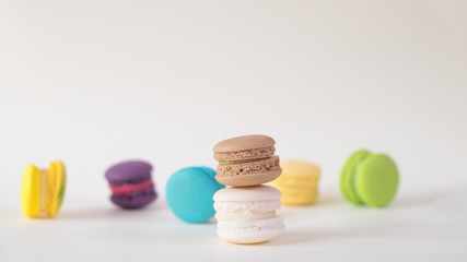 colorful macaroons