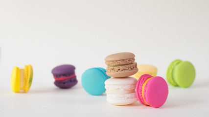 colorful macaroons