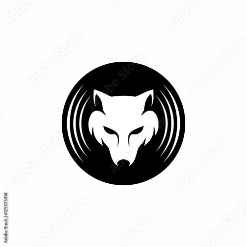 quot wolf recording vector logo icon quot stock image and quot wolf recording vector logo icon quot stock image and