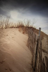 sand dune & dark sky