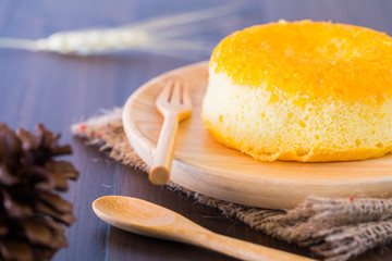 Cake donut on a plate
