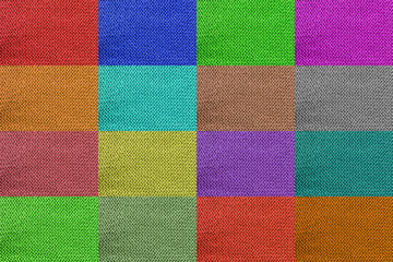 Fototapeta premium multicolor knitting wool texture for pattern and background