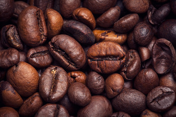 Naklejka premium Coffee beans