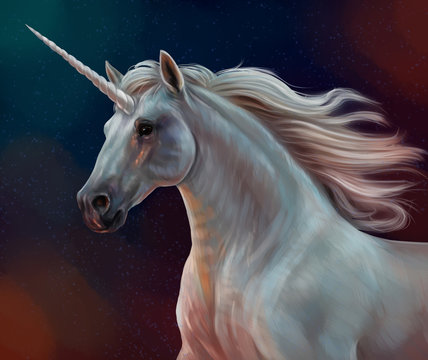 Fototapeta Единорог