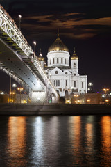 Fototapeta na wymiar Moscow Cathedral of Christ Savior