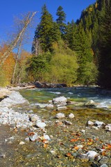 Autumn in mountains