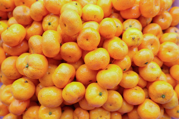 Close up oranges fruit for background texture.