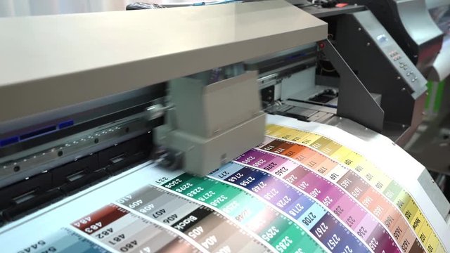 CMYK plotter printing typography