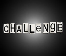 Challenge word concept.