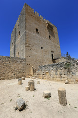 Tower of Kolossi castle in Cyprus