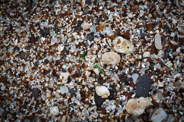 Glass Beach, Kauai, Hawaii