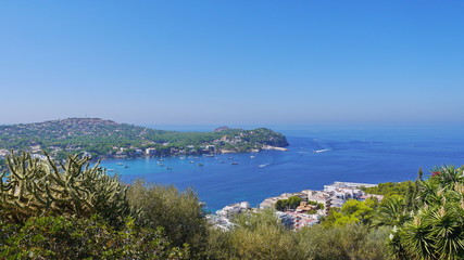 Fototapeta premium Bay view from hill