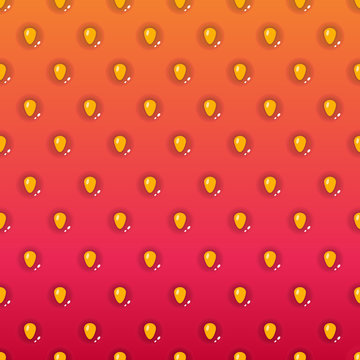 Texture of a strawberry with seeds, vector seamless pattern