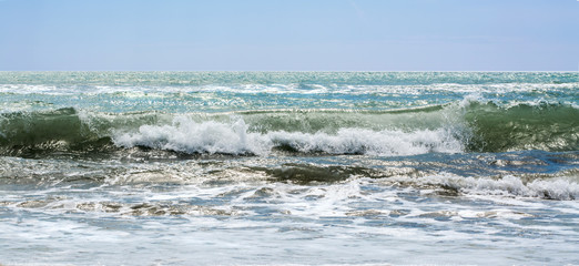 Most beautiful wave in the sea. Storm