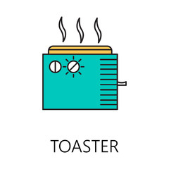 Toaster line icon.