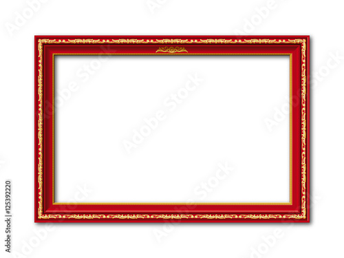 "Mit Gold verzierter vintage Vektor Bilderrahmen für Weihnachten