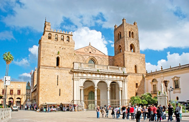 The great Cathedral of Monreale, Sicily, Italy