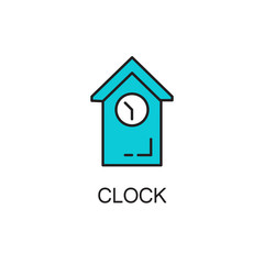 Clock line icon.