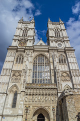 Fototapeta na wymiar Westminster Abbey Front