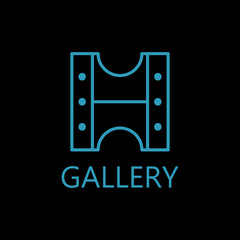 Gallery icon, simple gallery icon gallery symbol.