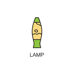 Lamp line icon. High quality pictogram.  Outline vector symbol for design website or mobile app. Thin line sign  for logo, visit card, etc.