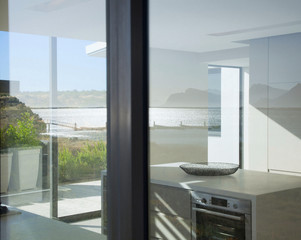 Fototapeta premium Luxury modern kitchen. Interior design
