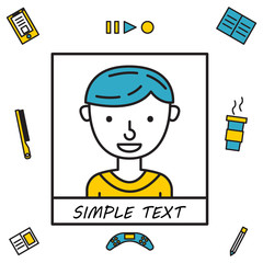 Vector people avatar.