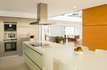 beautiful apartment, interior, kitchen