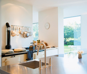 beautiful apartment, interior, kitchen