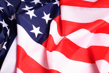 Defocussed American flag,
