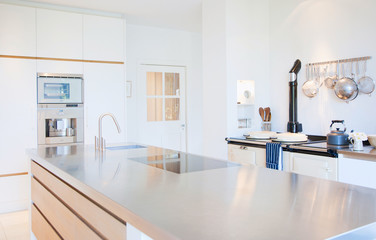 Luxury modern kitchen. Interior design