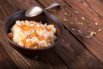 Risotto with pumpkin
