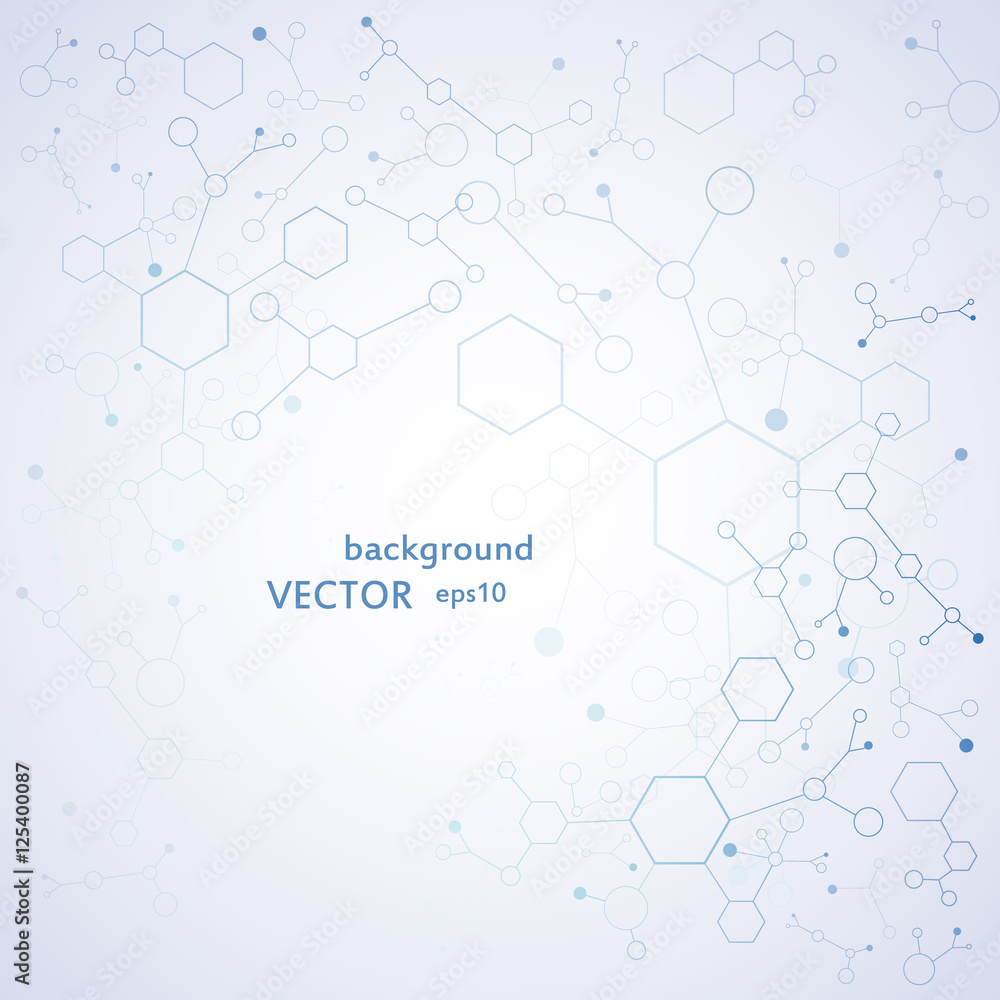 Poster dna molecule structure background. vector illustration