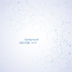 DNA molecule structure background. Vector illustration