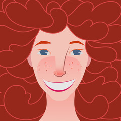 smiling face illustration