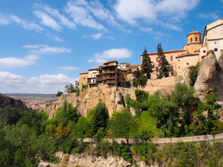 Obraz premium Beautiful Cuenca, Spain, view with bridge