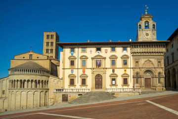 Fototapeta na wymiar Arezzo city, Tuscany, Italy
