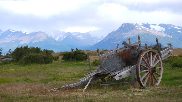 Cart in Patagonia