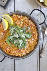 Red pepper risotto