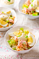 Salmon and Rice Salad.