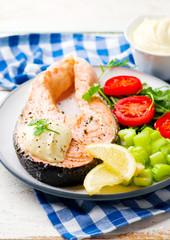 Quick Microwaved Salmon