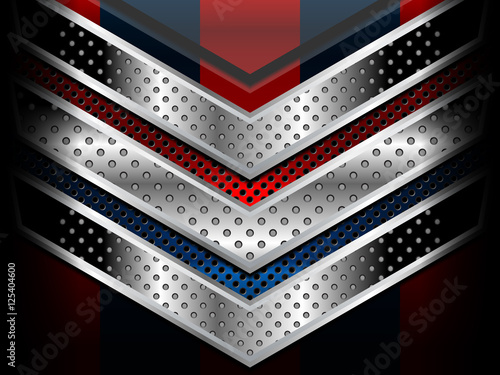 "blue red metallic background designs, Vector Illustration" Immagini e