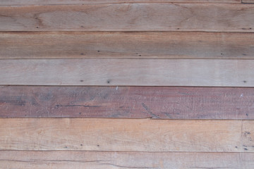 Old wooden wall background with horizontal board