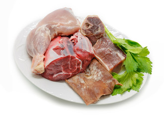 Typical Spanish cuisine. Some ingredients used to prepare spanis