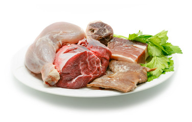 Typical Spanish cuisine. Some ingredients used to prepare spanis