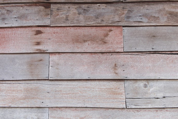 Old wooden wall background with horizontal board