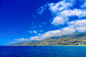 View on Coast from Sea