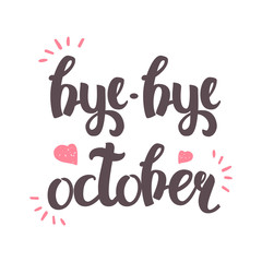 Fototapeta premium autumn vector lettering