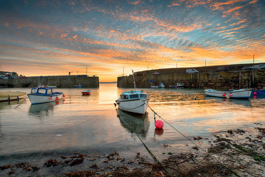 Fishing Boats at Sunrise