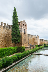 Fototapeta na wymiar Medieval wall of the city of Cordoba, Spain